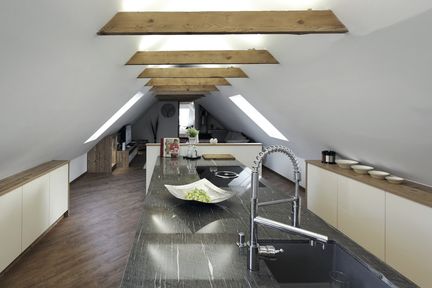 Ferienwohnung im Dachgeschoss.