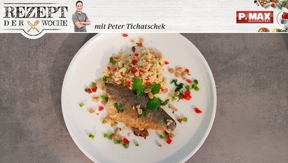 Gebratener Wolfsbarsch