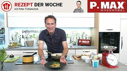 Knackiger Salat mit Linsen.