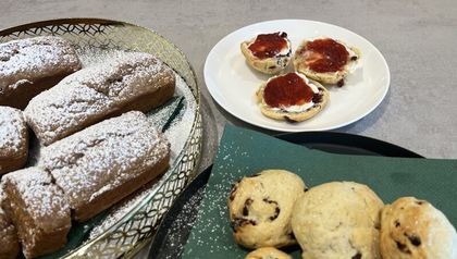 Winterbrunch, Bananenkuchen, Scones