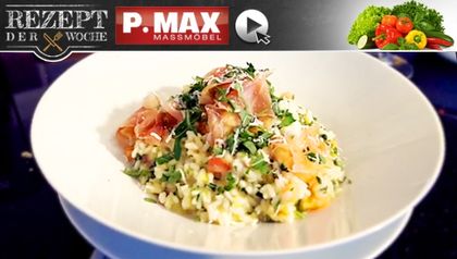 Rezept der Woche: Rucolarisotto mit Parmaschinken